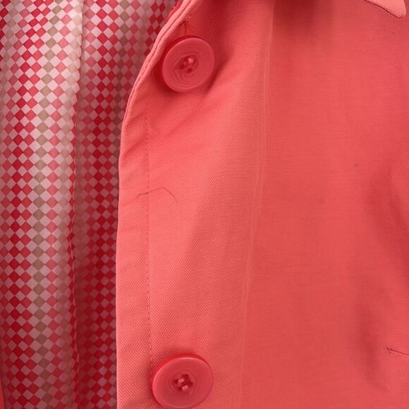 CATO Salmon/Coral Trench Style Jacket – Light & Stylish for Every Season #404 - Picture 7 of 8
